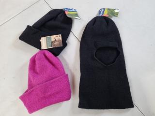 3x Norsewear Wool Beanies & Balaclava