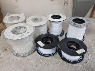 7x Spools of PTFE Tubing, 1.6mm Diameter