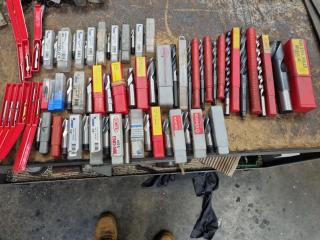 44x Assorted Milling Bits and Drills