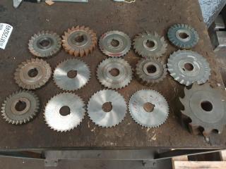 15 Assorted Milling Cutters