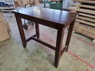 Solid Oak Bar Table