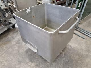 Stainless Steel Mobile Bin Trolley