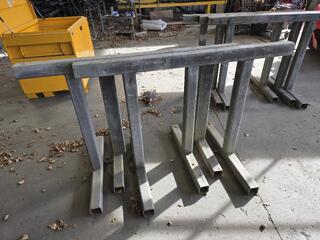 3 x Steel Work Stands 