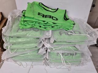 143x R80 Green Mesh Training Bibs, Size S