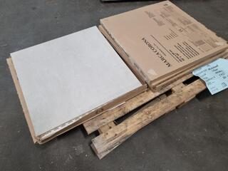 14x Porcelain Stoneware 600x600mm Tiles