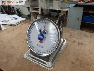 Webberburn Dial Bench Scale, Commercial Grade Stainless Steel