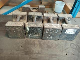 4 x Cast Engineering Weights