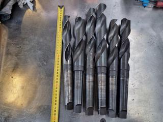 6x Morse Taper No.4 Shank Drills