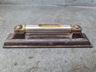 Vintage or Antique Machinists Brass Spirit Level