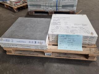 21x Porcelain Stoneware 600x600mm Tiles