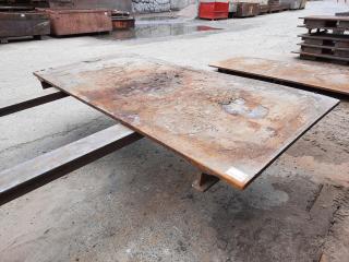 Heavy Duty Industrial Steel Plate Pallet