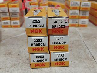 NGK BR9ECM and BR10ES spark plugs