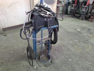 Xcel-Arc RazorWeld Tig Welder w/ Welding Gas Bottle Trolley