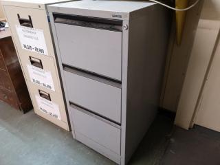 Precision 3-Drawer Steel Office File Cabinet