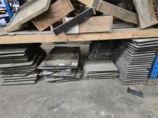 Large Lot of Aluminum Foundry Plates 