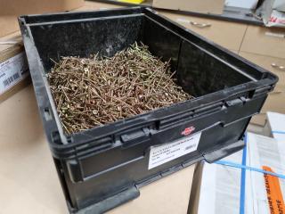 Bin of Wurth 4.2x45mm CSK Multi Surefix ZY Screws, Bulk Lot