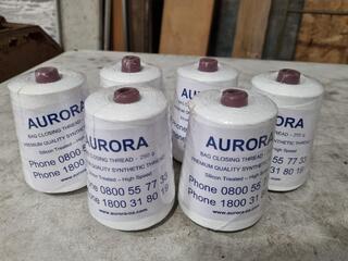 Aurora Bag Closing Thread, 6x 250g Spools