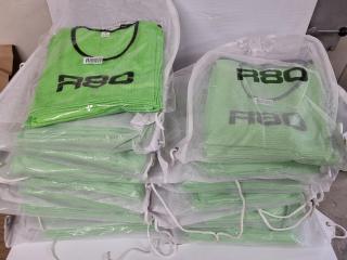 170x R80 Green Mesh Training Bibs, Size M