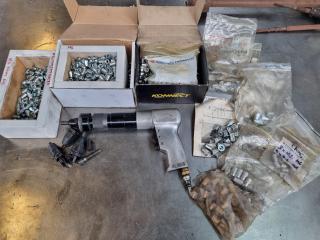 Air Rivet Nut Tool w/ Bulk Metric Nut Rivets