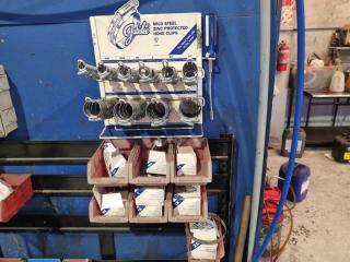 Jubilee Automotive Hose Clamp Display Rack w/ Clamps