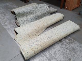 Various rolls of Carpet Underlay