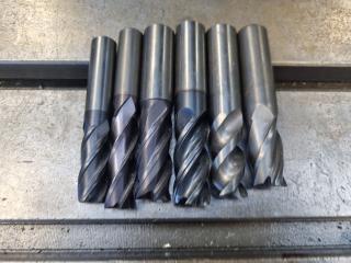 6 Milling Machine Cutters
