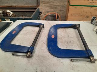 Pair of NuWeld 335mm G Clamps