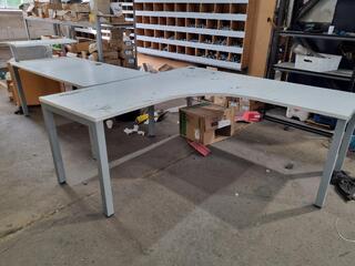 2x Modern Office Desks