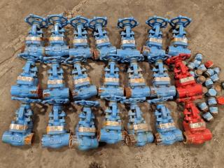 21x Alco 3/4" Gate Valves