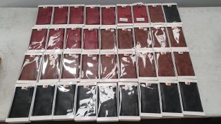 36x Assorted Leather iPhone Cases