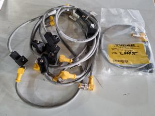 9x Turck Actuator to Sensor Cordsets