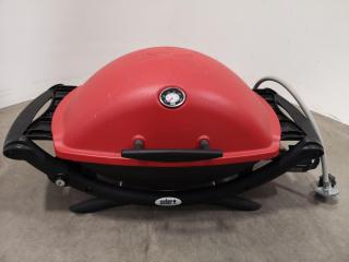 Weber Q2200 Red Gas Barbeque BBQ Benchtop Grill