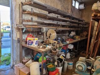 Large 8-Metre Heavy Duty Workbench & Materials Rack