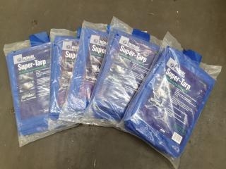 5x Promark  Super- Tarps