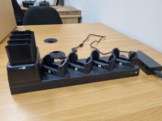 CipherLab 5-Slot Charging Cradle w/ 4-Slot Battery Charger