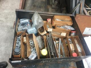Steel Box of Nuts and Bolts