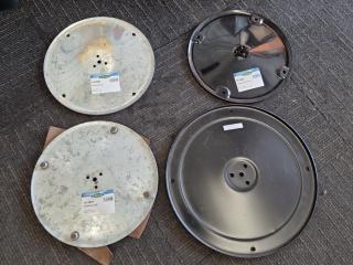 4x Assorted Replacement Mower Blade Disks
