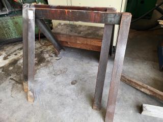 2x Heavy Duty Steel Workshop Horses