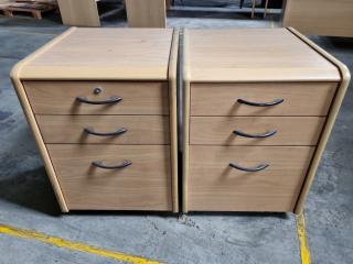Pair of Office Mobile Drawers