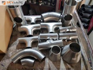 Assorted Stainless Pipe Fittings
