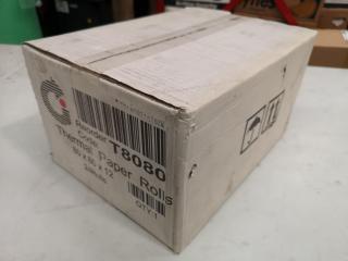 24x Thermal Receipt Printer Paper Rolls, 80x80x12mm Size