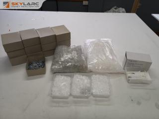 Bulk Lot of Drappery Curtain Track Hooks & Cord Tidys