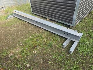 Two Low Steel Trestles