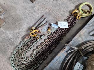 4-Leg Lifting Chain Assrmbly, 6.7-Ton Max Rated