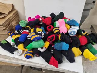 95x Pairs of R80 Assorted Sports Team Socks