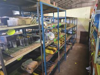 Steel and Timber Workshop Shelving