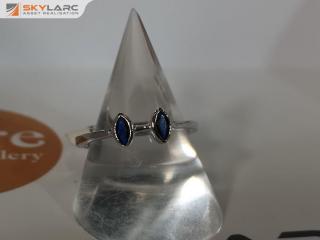 Double Marquise Cut Stack Ring | Sapphire Blue | MJJ for ORE