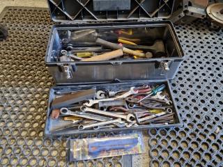 Toolbox with Assorted Handtools