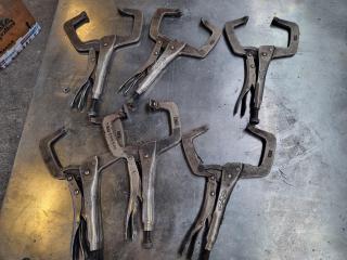 6x Vice-Grip Locking Clamps 11R & 11SP