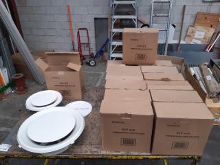 14 x "Manrose-Maxvent" 150mm Cone Diffuser